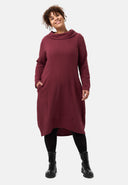 'Vigna' dress – modern balloon silhouette & elegant turn-down collar