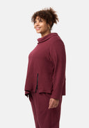 'Vigna' tunic – structured cotton-stretch & refined cut