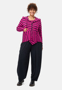 'Sienna' trousers - viscose-stretch, balloon shape