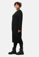 'Vera' dress - deep black & subtle texture