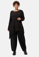 'Ombra' tunic - asymmetrical cut and fluid drape