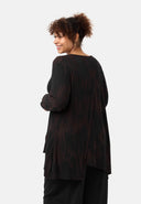 'Ombra' tunic - asymmetrical cut and fluid drape