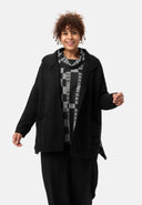 'Vella' knit cardigan - cotton blend with wool, relaxed fit