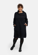 'Lova' dress - cotton stretch, textured pattern
