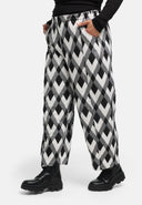 'Larissa' trousers - graphic pattern, wide cut