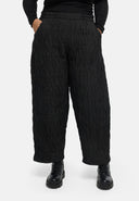 'Ariana' pants - elegant texture, relaxed silhouette