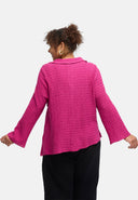 'Marella' Bluse – Baumwollmix, Strukturstoff