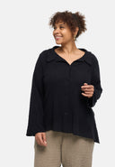 'Marella' Bluse – Baumwollmix, Strukturstoff