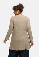 'Marella' tunic – cotton blend, long form