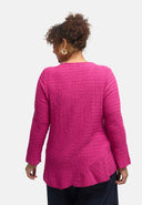 'Marella' tunic – cotton blend, asymmetric hem