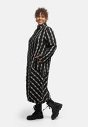 'Karena' dress - cotton stretch, striped look