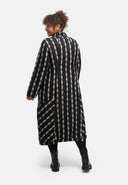 'Karena' dress - cotton stretch, striped look