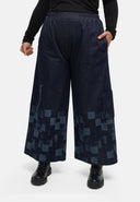 'Nila' Hose – Dark Denim, Ballonform