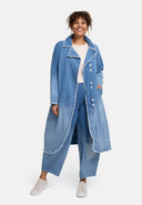 'Sky' Mantel – Premium Denim, Ombre-Waschung & Stretch
