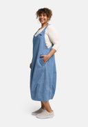'Mara' Latzkleid V-Ausschnitt, Midi-Länge & Everyday-Chic