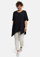 'Crissa' V-Neck Tunika – leicht, lässig & figurschmeichelnd